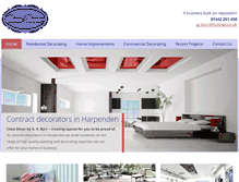 Tablet Screenshot of classdecorhertfordshire.co.uk
